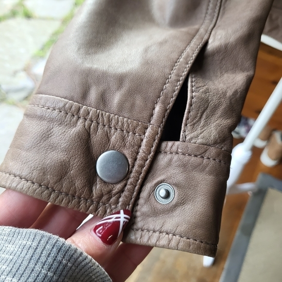 Hinge Lambskin Leather Jacket - Picture 5 of 8